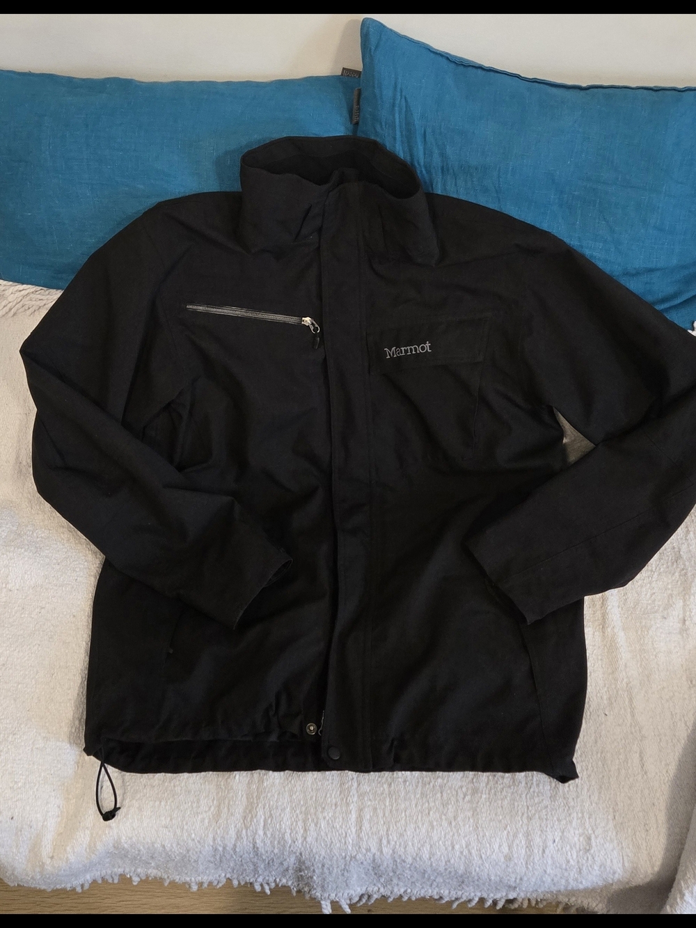 Marmot Men’s L Black Ski Snowboard Jacket Powder Skirt
